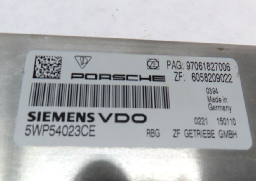 Thumbnail 4: 2010-2013 PORSCHE PANAMERA (970 G1) A/T AUTOMATIC TRANSMISSION CONTROL MODULE