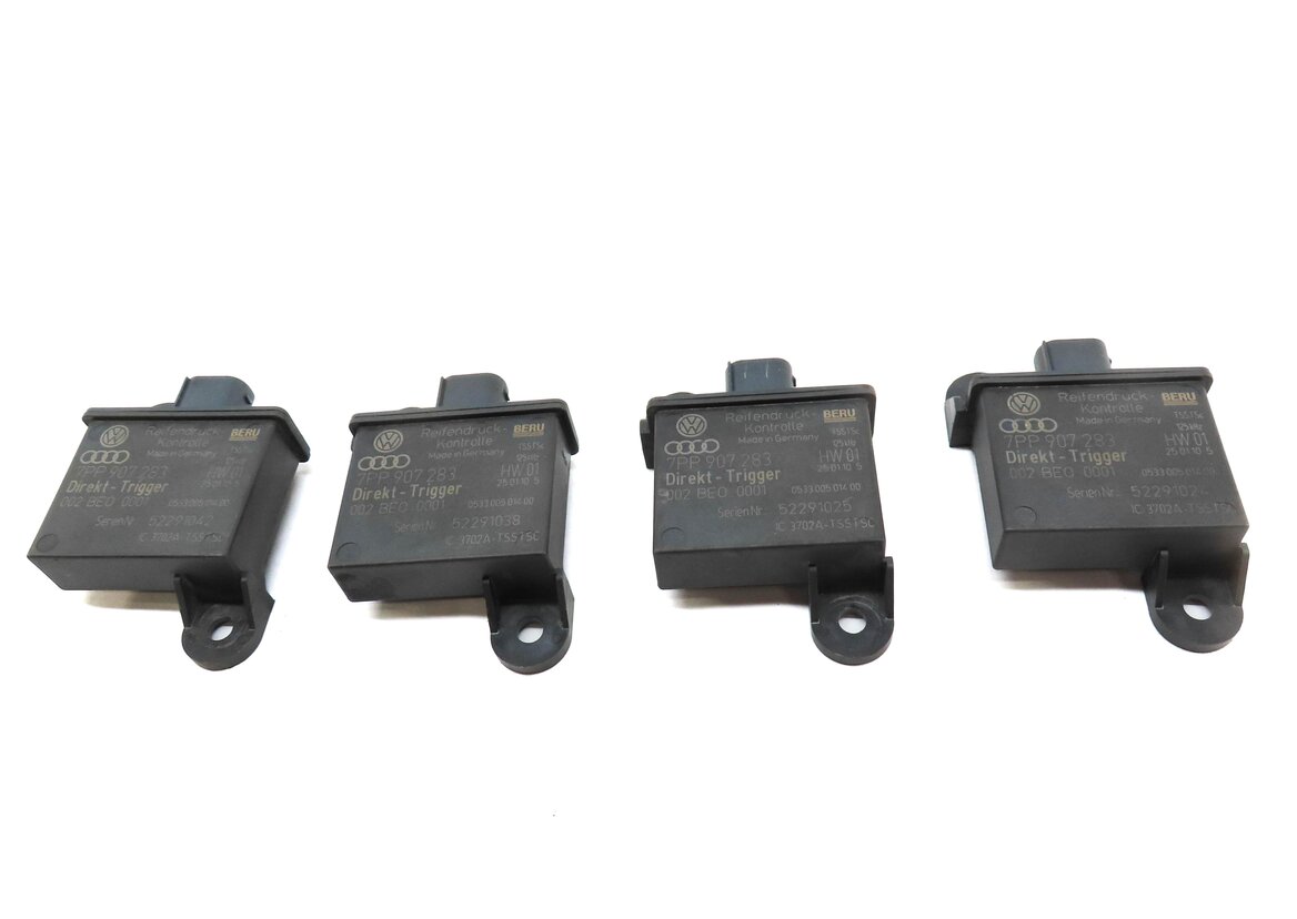 Thumbnail 2: 2010 PORSCHE PANAMERA (970 G1) TPMS TIRE AIR PRESSURE SENSOR TRIGGER MODULE SET