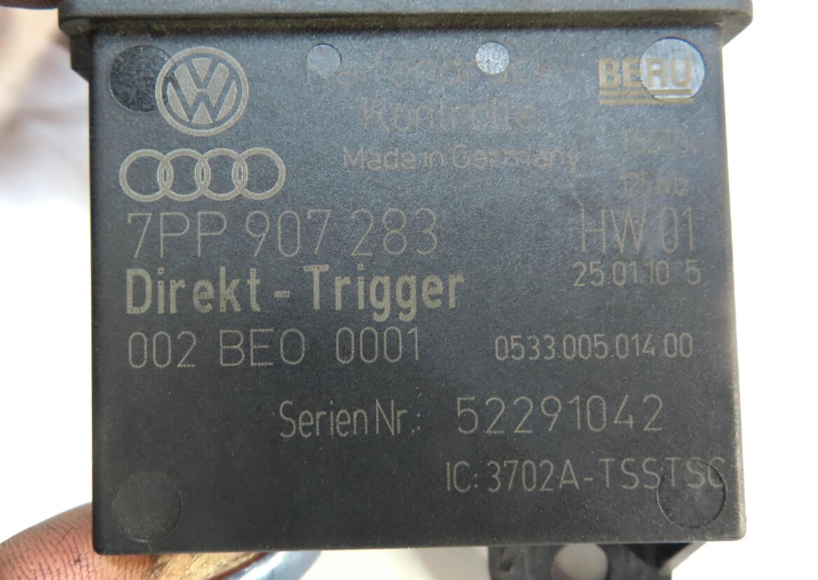 Thumbnail 4: 2010 PORSCHE PANAMERA (970 G1) TPMS TIRE AIR PRESSURE SENSOR TRIGGER MODULE SET