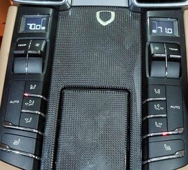 Thumbnail 2: 2010-2016 PORSCHE PANAMERA (970 G1) REAR HEATER A/C TEMPERATURE CONTROL PANEL