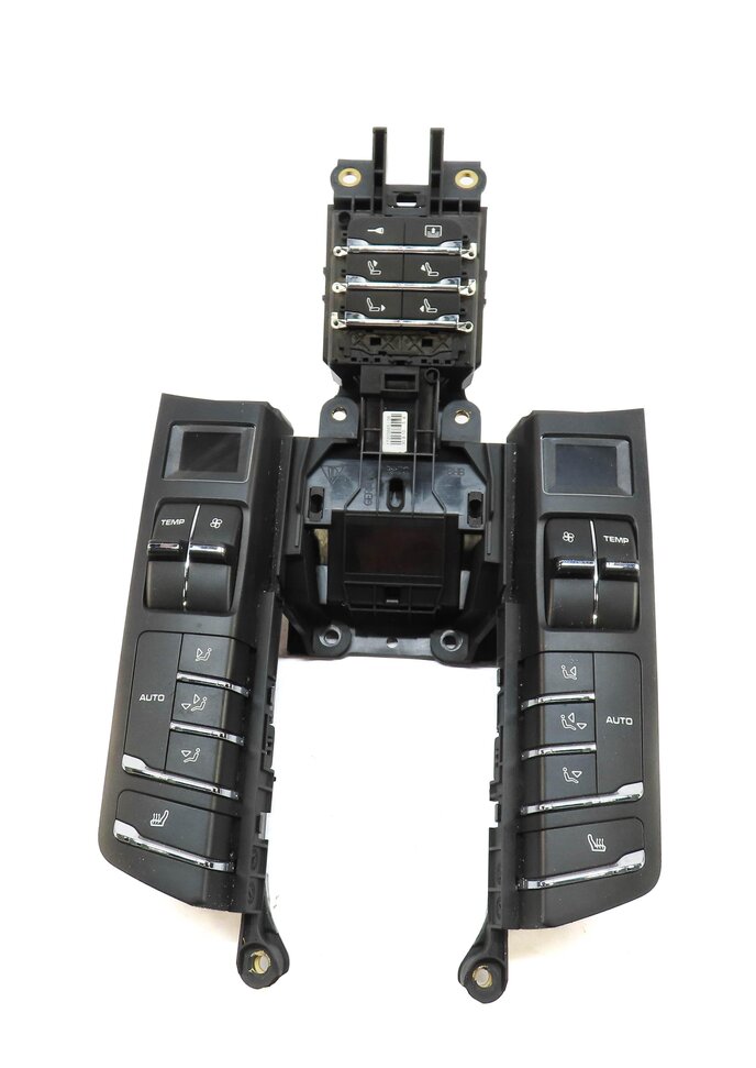 Thumbnail 3: 2010-2016 PORSCHE PANAMERA (970 G1) REAR HEATER A/C TEMPERATURE CONTROL PANEL