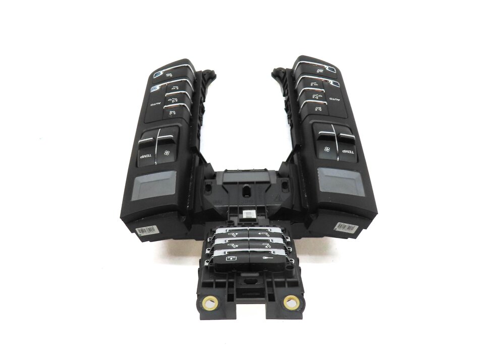 Thumbnail 4: 2010-2016 PORSCHE PANAMERA (970 G1) REAR HEATER A/C TEMPERATURE CONTROL PANEL