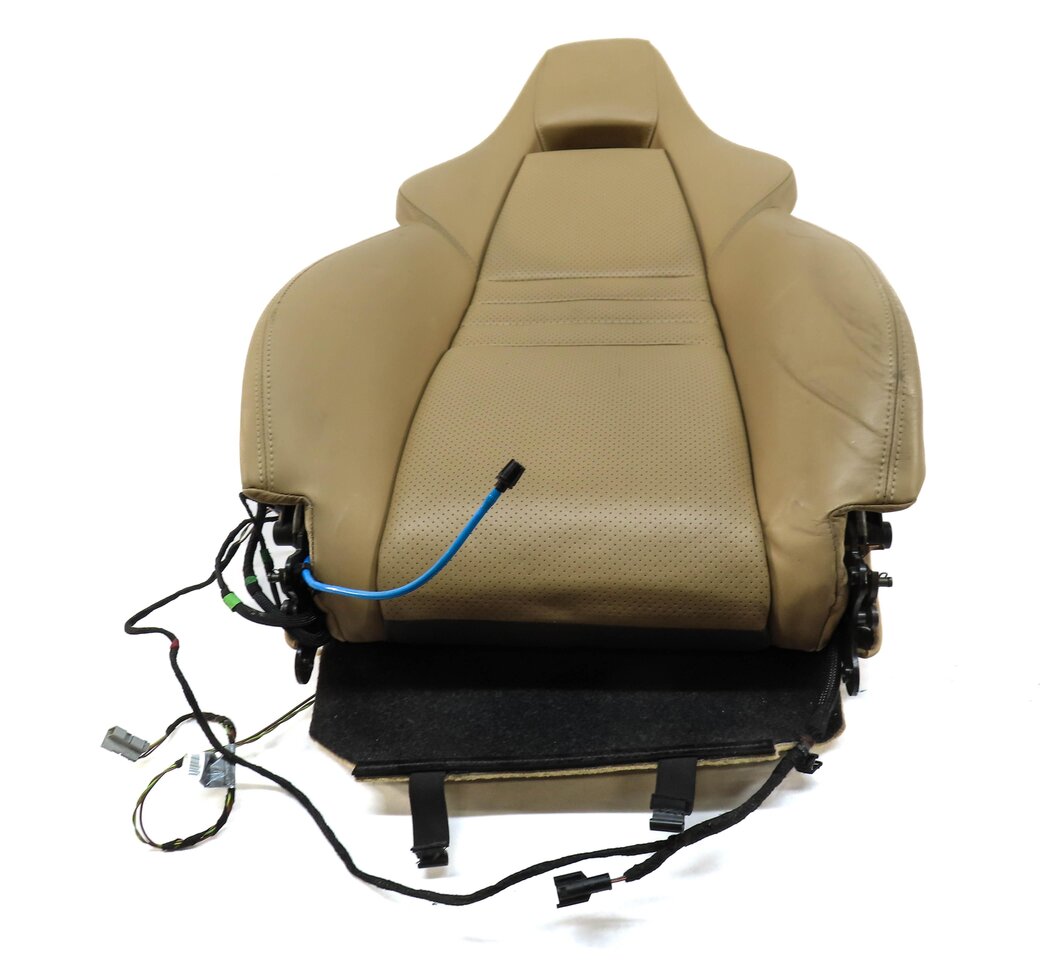 Thumbnail 1: 2010 PORSCHE PANAMERA (970 G1) DRIVER UPPER TOP HEATED SEAT CUSHION (BEIGE)