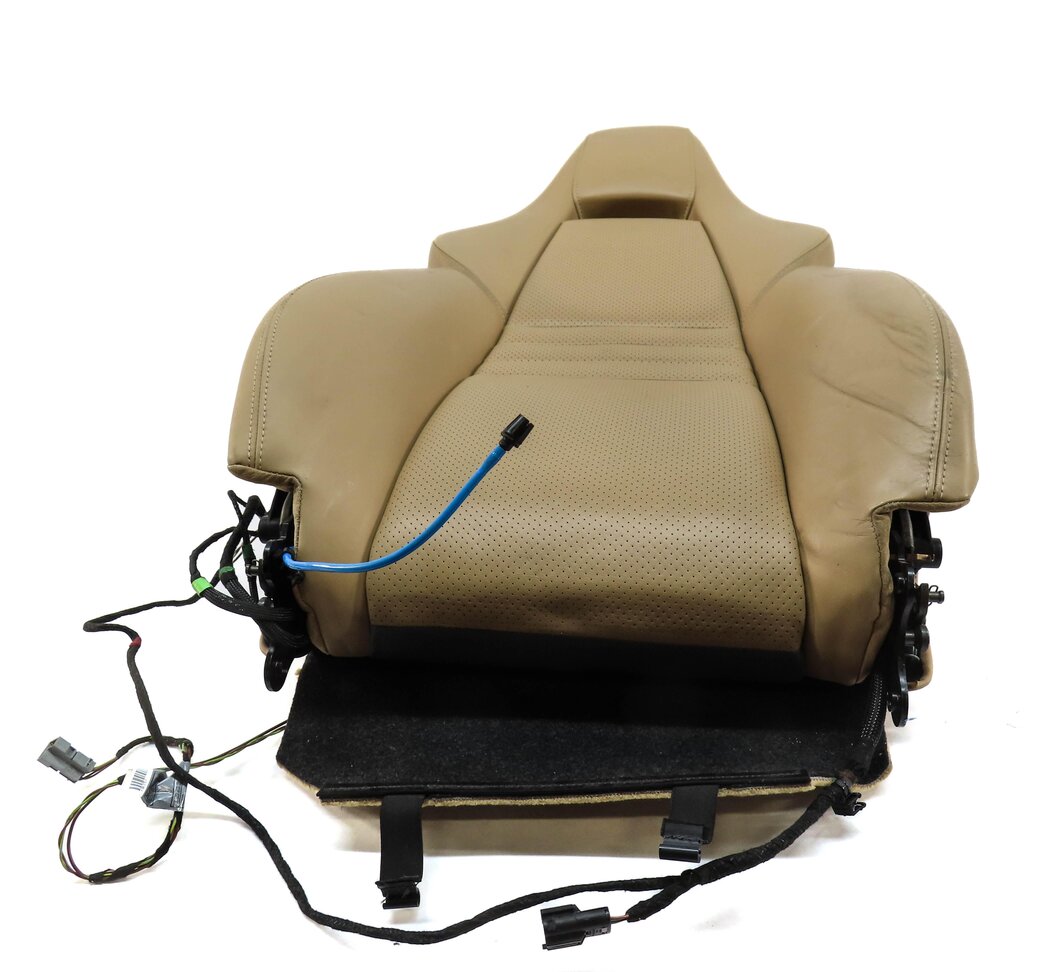 Thumbnail 2: 2010 PORSCHE PANAMERA (970 G1) DRIVER UPPER TOP HEATED SEAT CUSHION (BEIGE)