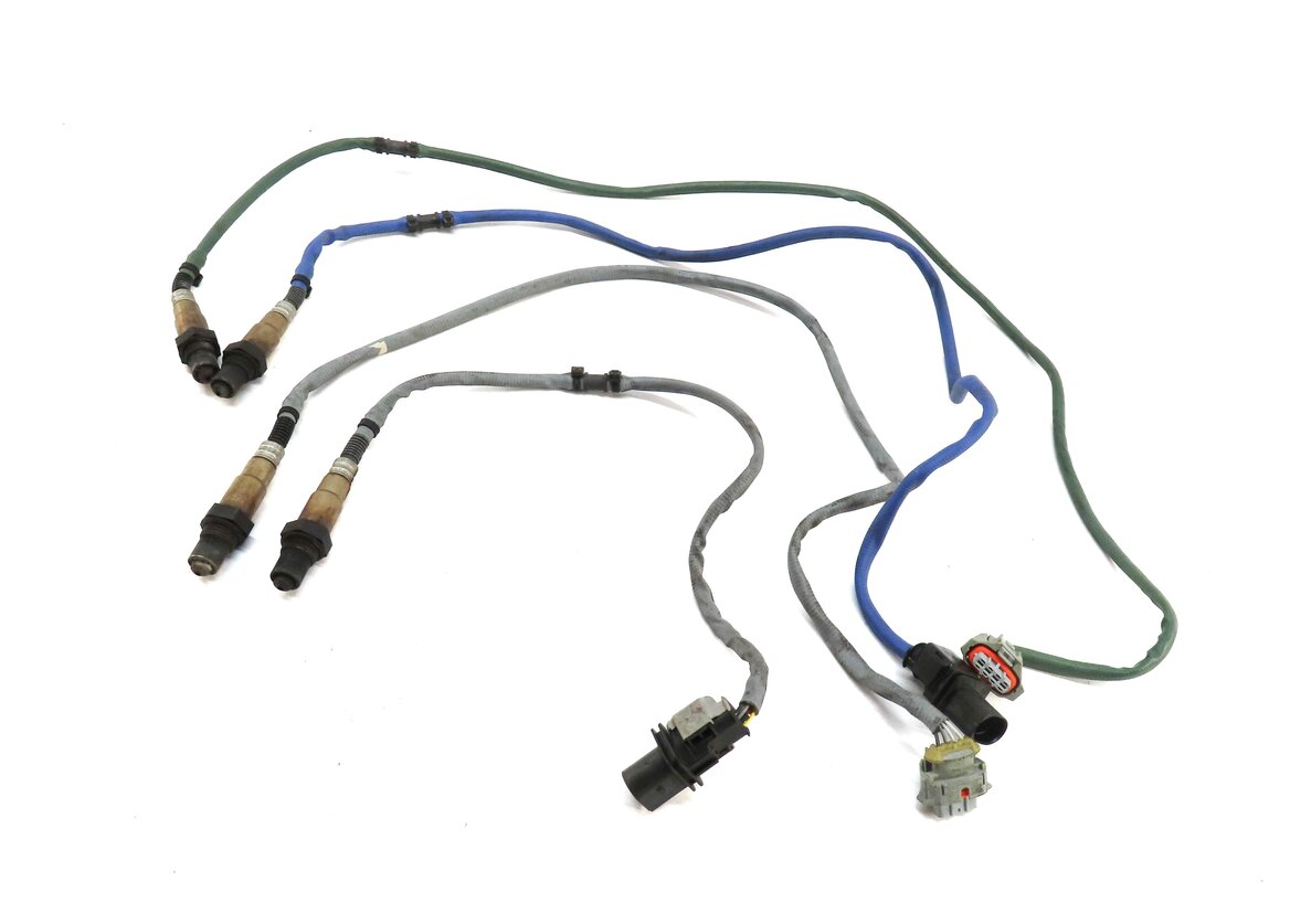2010 PORSCHE PANAMERA (970 G1) 4.8L M48 PRE POST CAT O2 OXYGEN SENSOR SET-4