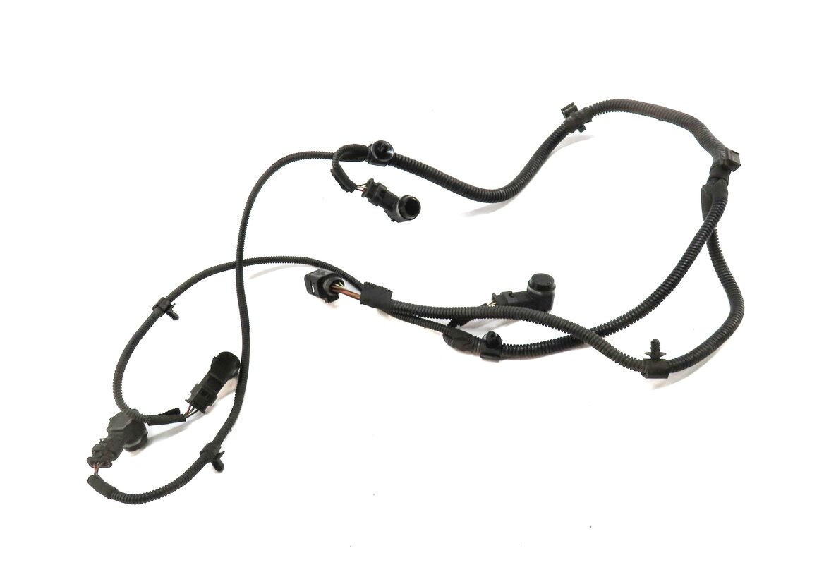 2010 PORSCHE PANAMERA (970 G1) REAR PDC PARK SENSOR SET w/ HARNESS (BLACK A1)
