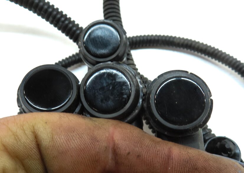 Thumbnail 4: 2010 PORSCHE PANAMERA (970 G1) REAR PDC PARK SENSOR SET w/ HARNESS (BLACK A1)