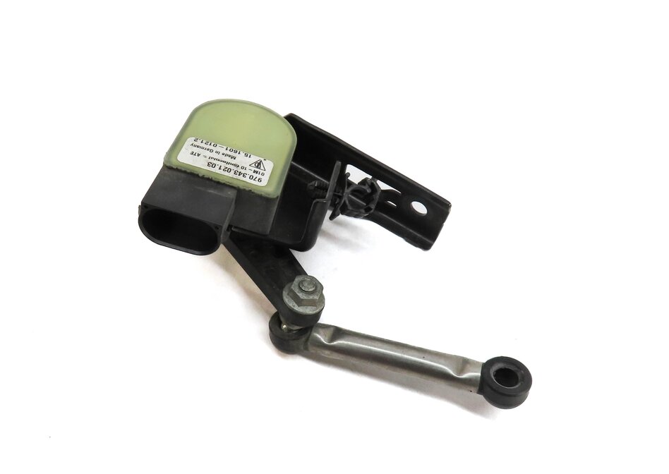 2010 PORSCHE PANAMERA (970 G1) FRONT LEFT DRIVER SUSPENSION HEIGHT LEVEL SENSOR