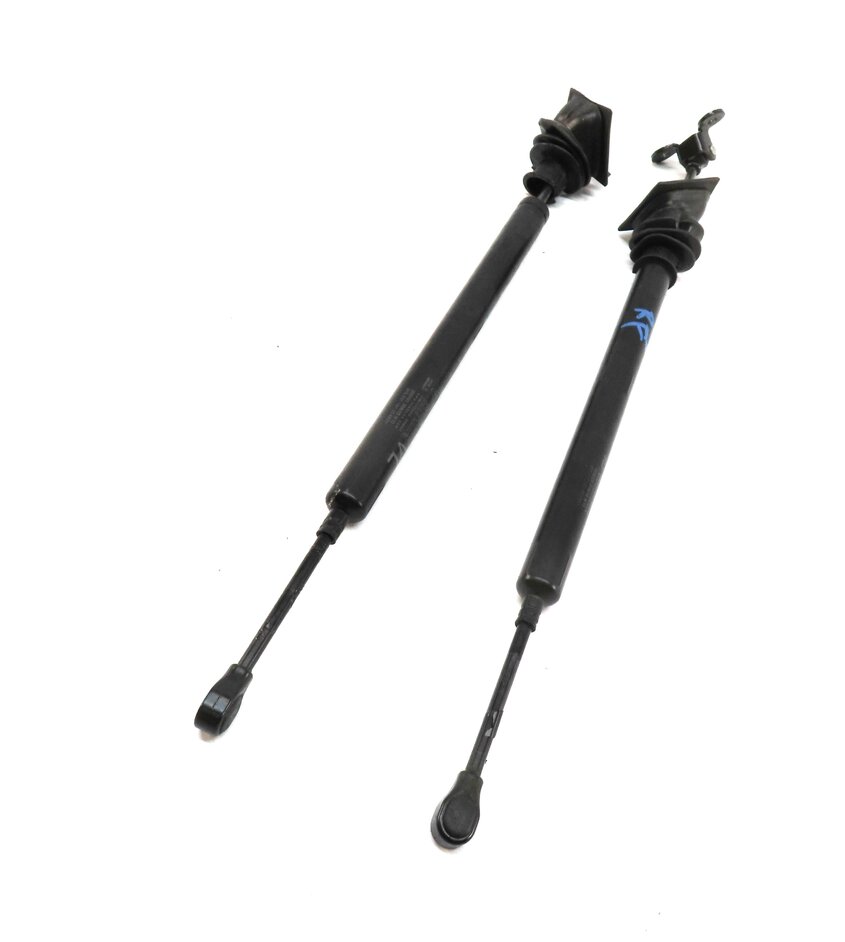 2010 PORSCHE PANAMERA (970 G1) FRONT LEFT & RIGHT DOOR SHOCK STRUTS PROP ROD SET