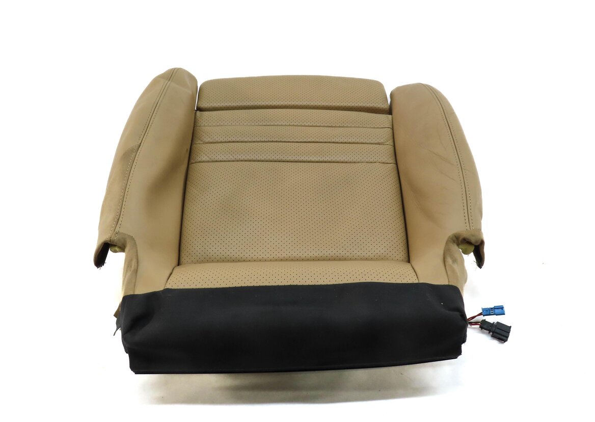 Thumbnail 3: 2010 PORSCHE PANAMERA (970 G1) PASSENGER LOWER BOTTOM HEATED SEAT CUSHION BEIGE