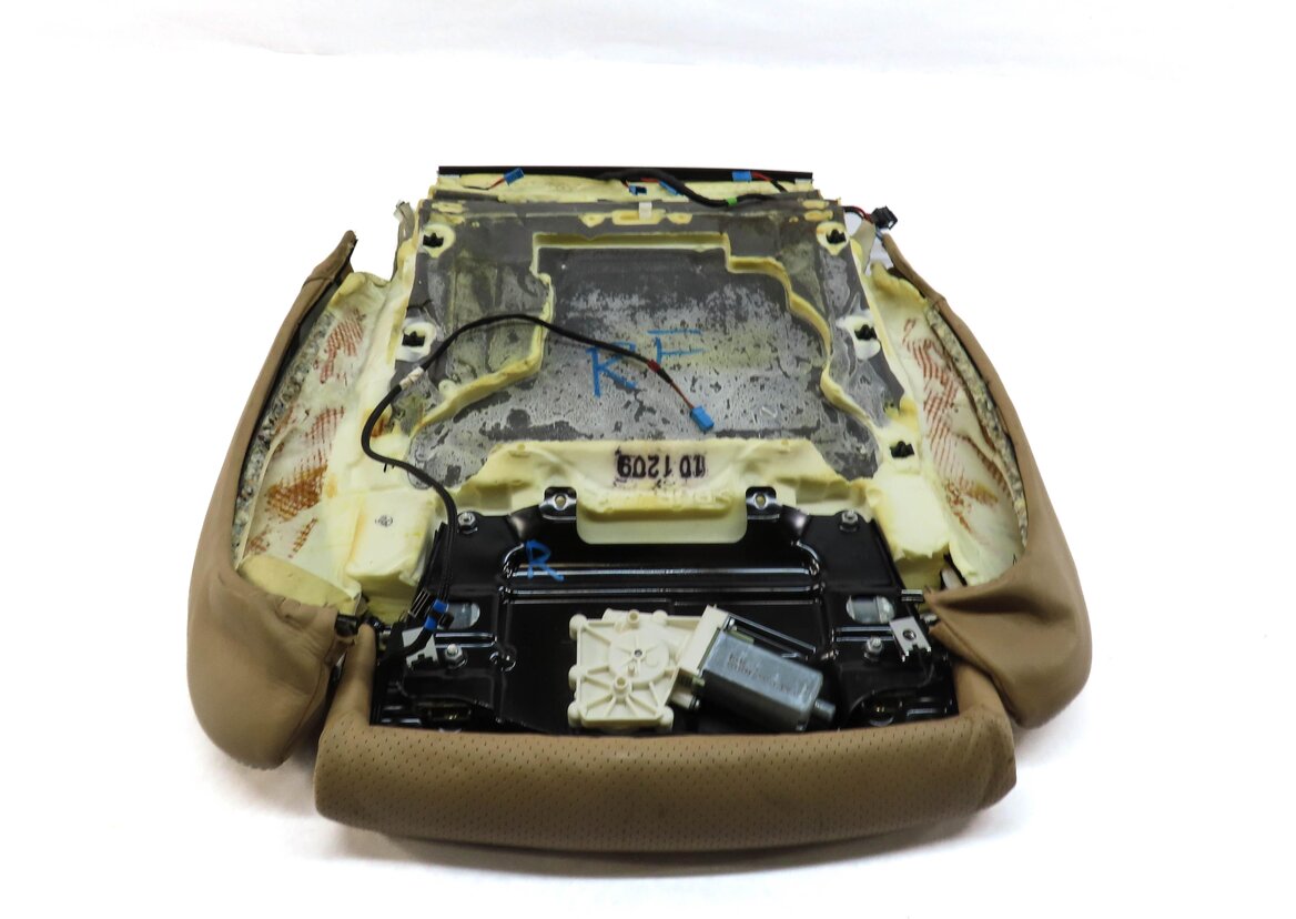 Thumbnail 4: 2010 PORSCHE PANAMERA (970 G1) PASSENGER LOWER BOTTOM HEATED SEAT CUSHION BEIGE
