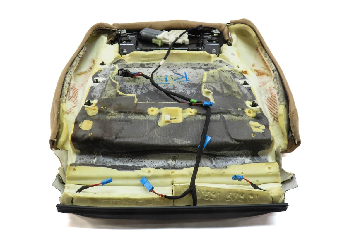 Thumbnail 5: 2010 PORSCHE PANAMERA (970 G1) PASSENGER LOWER BOTTOM HEATED SEAT CUSHION BEIGE