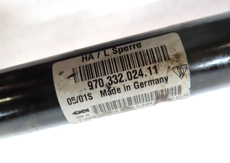 Thumbnail 5: 2010-2013 PORSCHE PANAMERA (970 G1) LEFT DRIVER REAR AXLE SHAFT w/ KNUCKLE