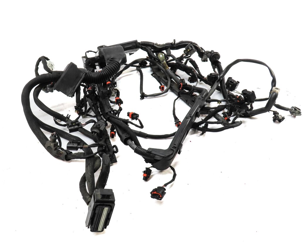 2010 PORSCHE PANAMERA (970 G1) 4.8L M48 TURBO ENGINE WIRE WIRING HARNESS LOOM