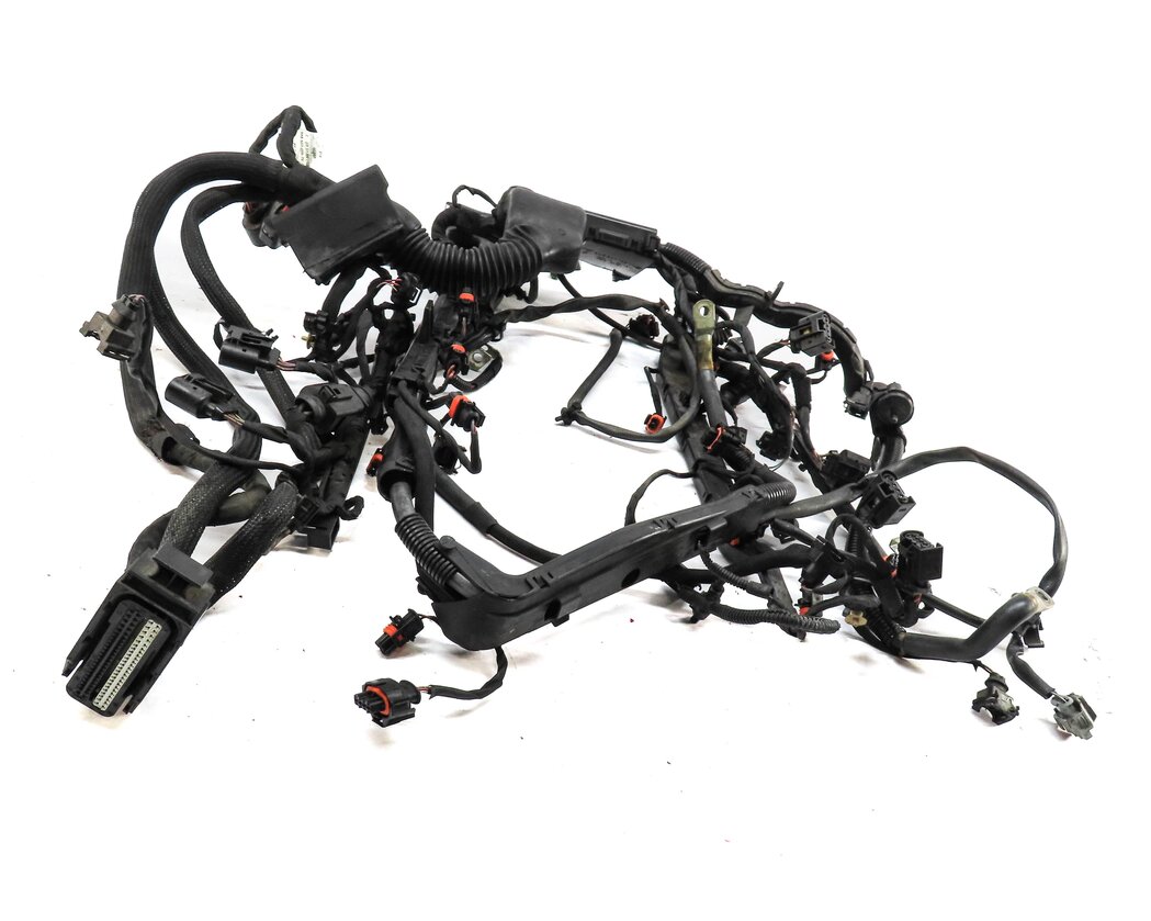Thumbnail 2: 2010 PORSCHE PANAMERA (970 G1) 4.8L M48 TURBO ENGINE WIRE WIRING HARNESS LOOM