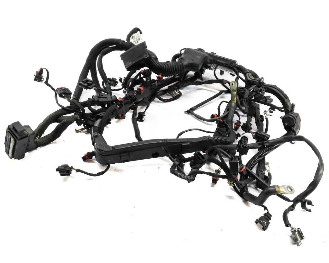 Thumbnail 3: 2010 PORSCHE PANAMERA (970 G1) 4.8L M48 TURBO ENGINE WIRE WIRING HARNESS LOOM
