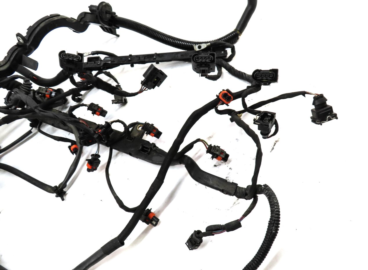 Thumbnail 4: 2010 PORSCHE PANAMERA (970 G1) 4.8L M48 TURBO ENGINE WIRE WIRING HARNESS LOOM