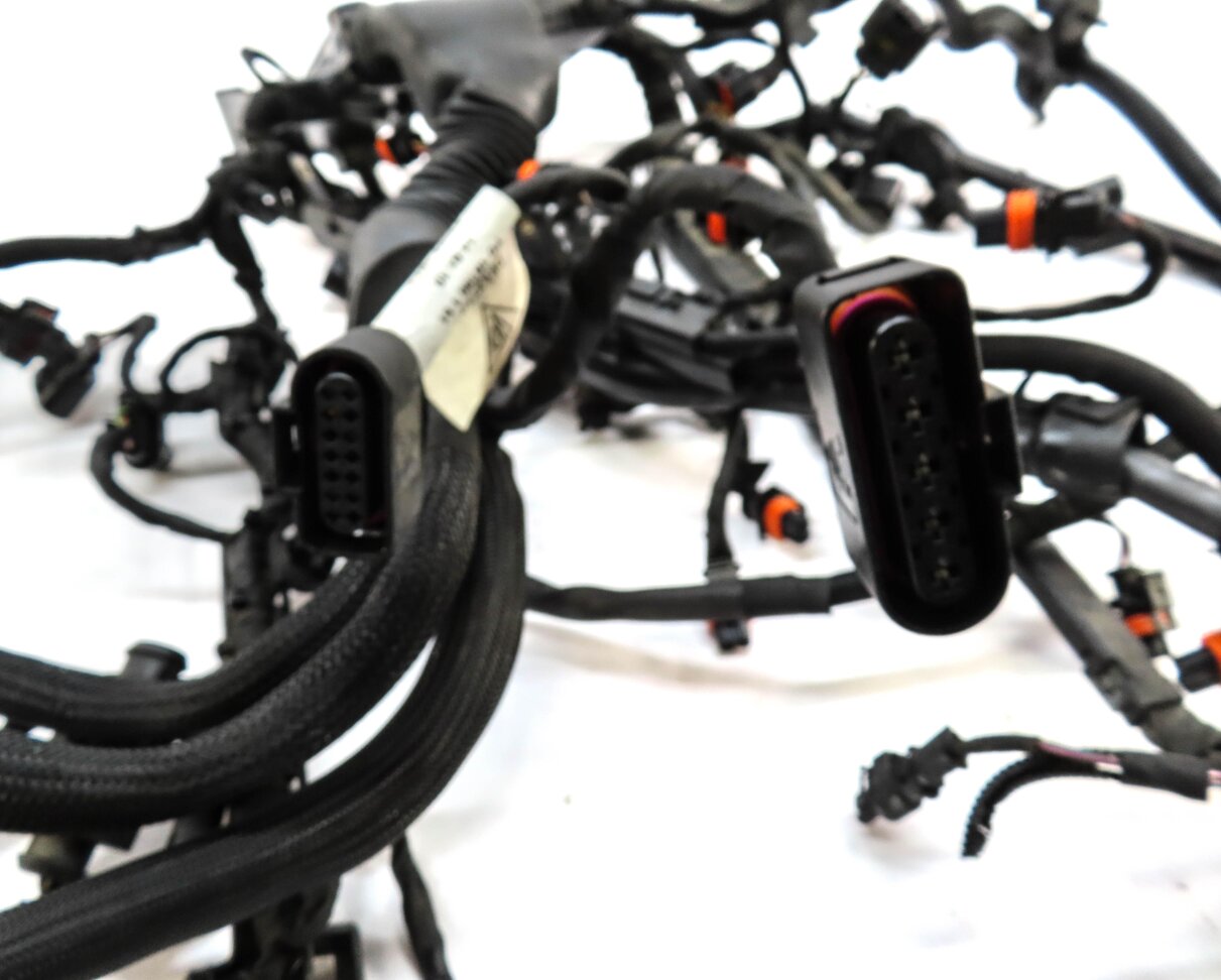 Thumbnail 6: 2010 PORSCHE PANAMERA (970 G1) 4.8L M48 TURBO ENGINE WIRE WIRING HARNESS LOOM