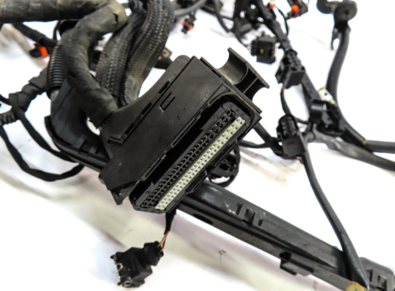 Thumbnail 7: 2010 PORSCHE PANAMERA (970 G1) 4.8L M48 TURBO ENGINE WIRE WIRING HARNESS LOOM