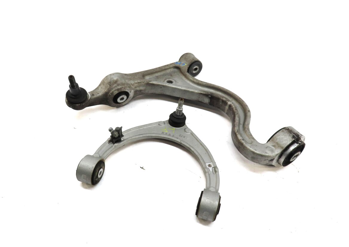 2010-2013 PORSCHE PANAMERA (970 G1) LEFT FRONT UPPER & LOWER CONTROL ARM SET-2