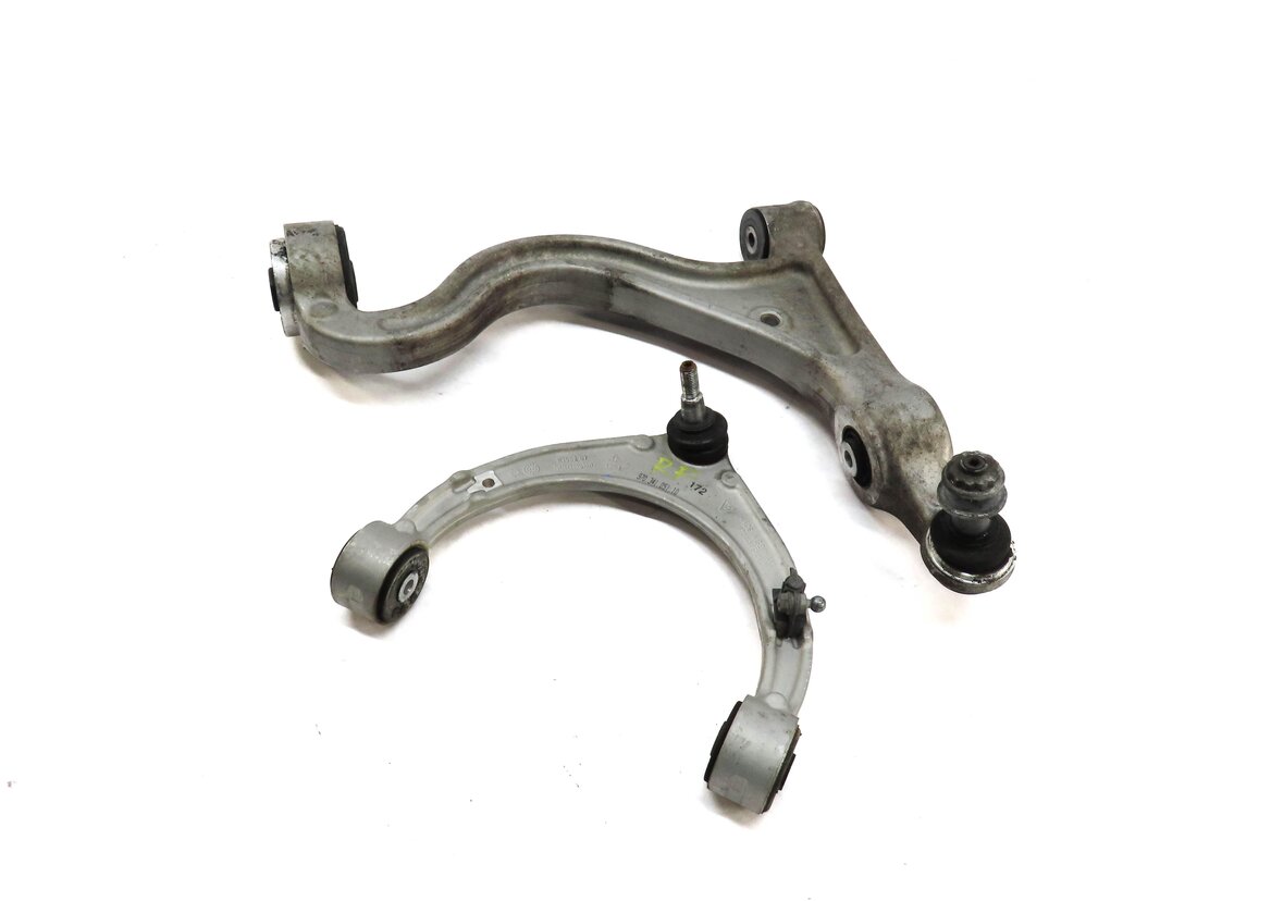 2010-2013 PORSCHE PANAMERA (970 G1) RIGHT FRONT UPPER & LOWER CONTROL ARM SET-2