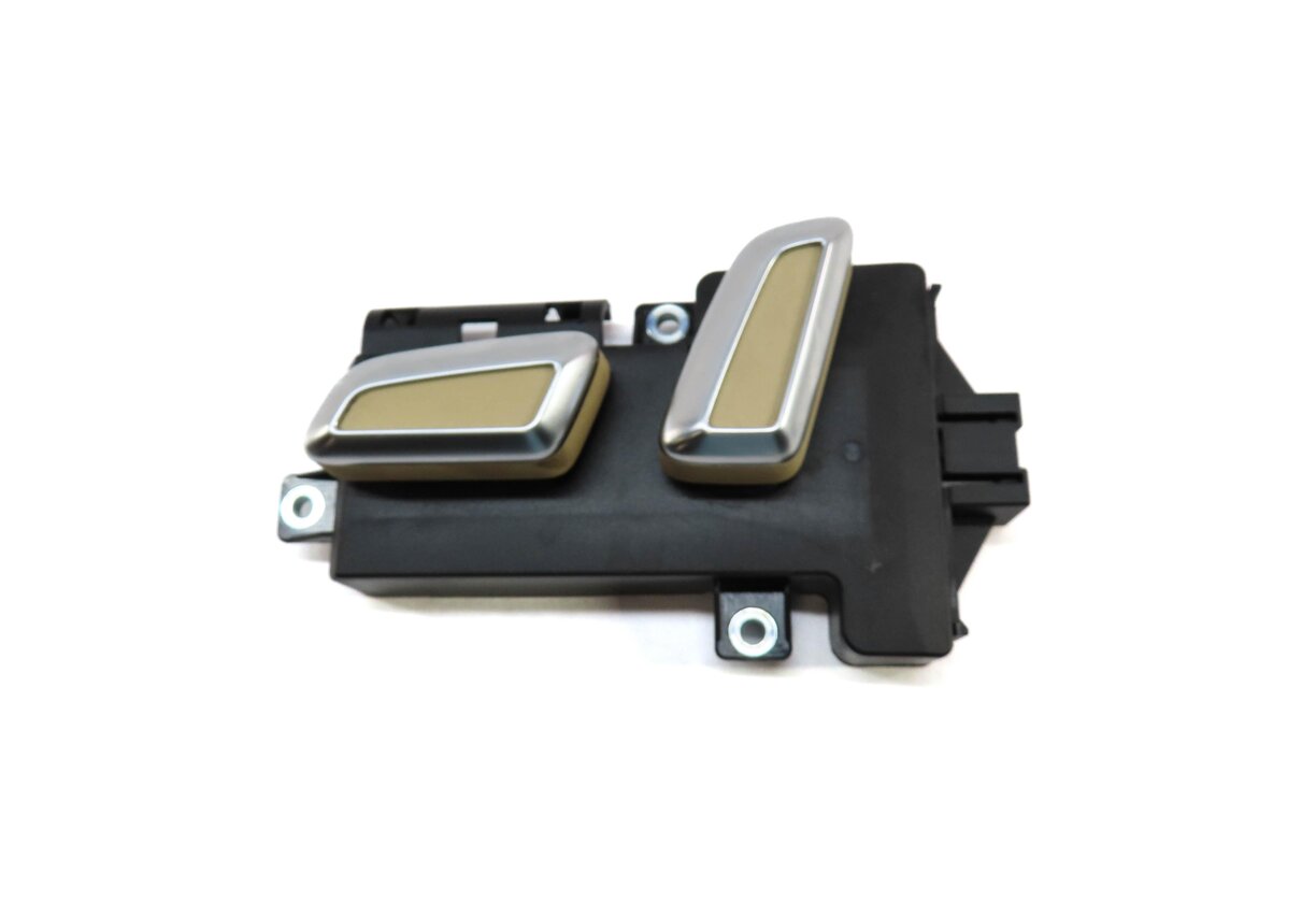 Thumbnail 5: 2014 AUDI A4 (B8 8K) FRONT LEFT DRIVER SEAT ADJUST SWITCH w/ LUMBAR (BEIGE)
