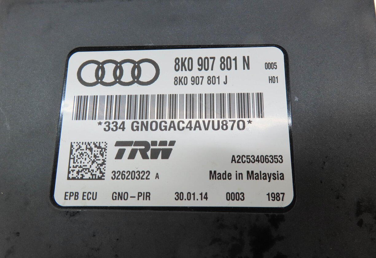 Thumbnail 4: 2013-2017 AUDI A4 S4 A5 S5 RS5 Q5 SQ5 ALLROAD (B8 8K 8T 8R) PARKING BRAKE MODULE