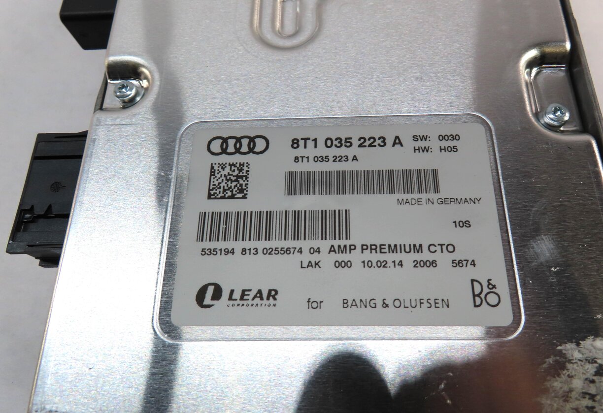 Thumbnail 6: 13-17 AUDI A4 S4 A5 S5 RS5 Q5 Q7 (B8 8K 8R 4M) BANG & OLUFSEN AUDIO AMP AMPLIFER
