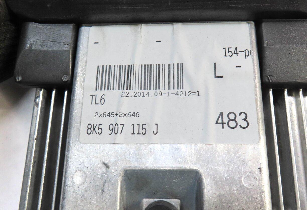 Thumbnail 10: 2014 AUDI A4 (B8 8K) 2.0L CPMB ENGINE GATEWAY ECM BCM IMMOBILIZER MODULE KEY SET