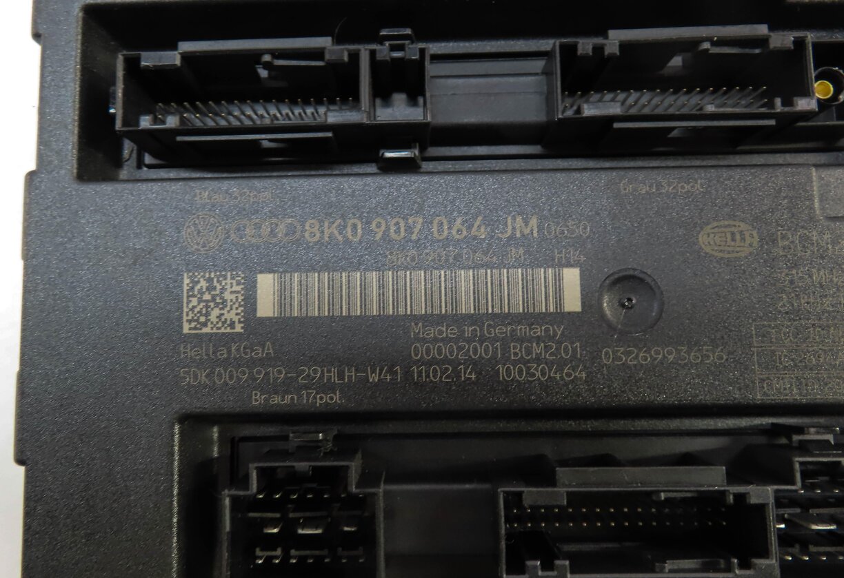 Thumbnail 15: 2014 AUDI A4 (B8 8K) 2.0L CPMB ENGINE GATEWAY ECM BCM IMMOBILIZER MODULE KEY SET