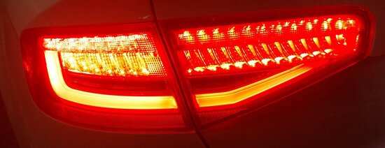 Thumbnail 2: 2013-2016 AUDI A4 S4 (B8 8K) LEFT DRIVER OUTER TAILLIGHT BRAKE LIGHT LAMP - LED