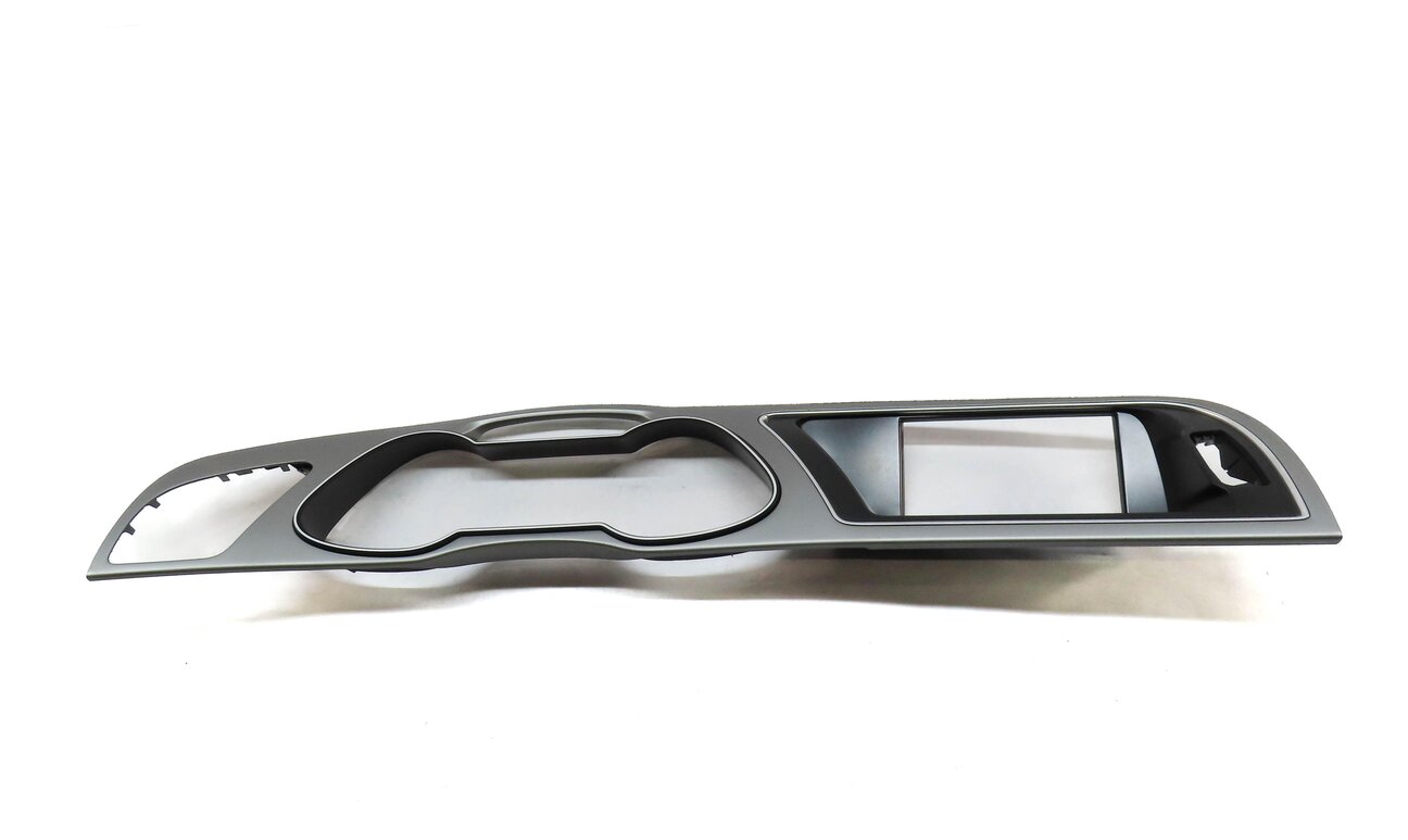 Thumbnail 12: 2014 AUDI A4 (B8 8K) DASH DOOR CONSOLE INTERIOR TRIM PANEL SET (ALUMINUM TRIGON)