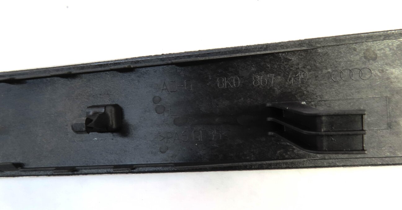 Thumbnail 18: 2014 AUDI A4 (B8 8K) DASH DOOR CONSOLE INTERIOR TRIM PANEL SET (ALUMINUM TRIGON)