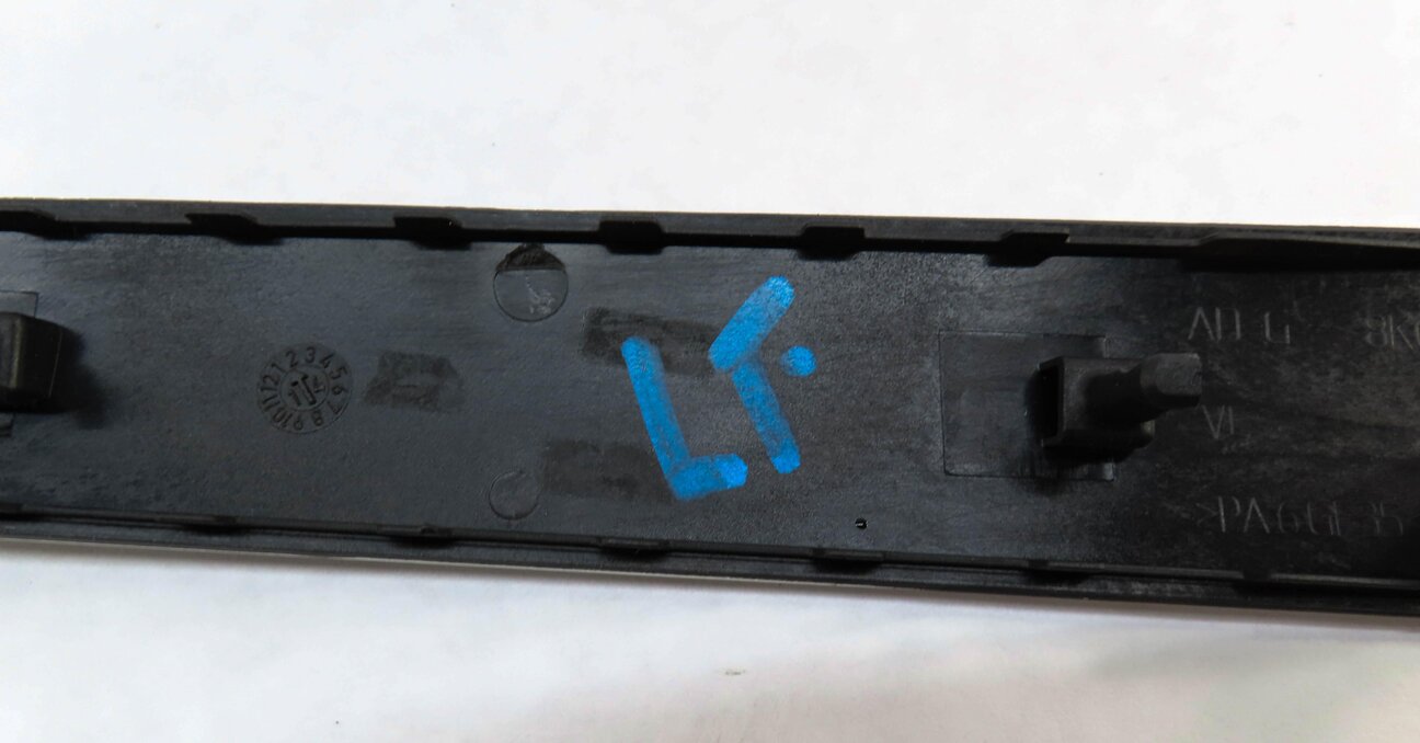 Thumbnail 20: 2014 AUDI A4 (B8 8K) DASH DOOR CONSOLE INTERIOR TRIM PANEL SET (ALUMINUM TRIGON)