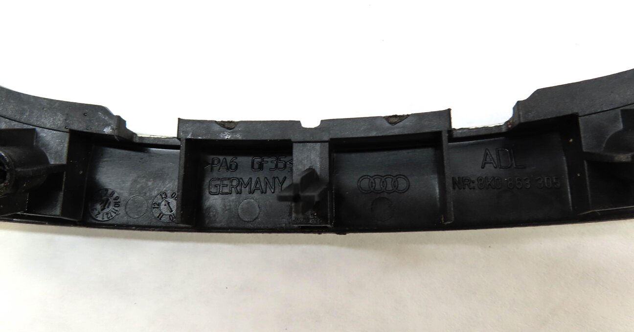 Thumbnail 22: 2014 AUDI A4 (B8 8K) DASH DOOR CONSOLE INTERIOR TRIM PANEL SET (ALUMINUM TRIGON)