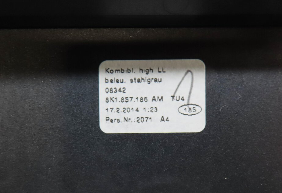 Thumbnail 6: 2014 AUDI A4 (B8 8K) SPEEDOMETER INSTRUMENT GAUGE CLUSTER TRIM