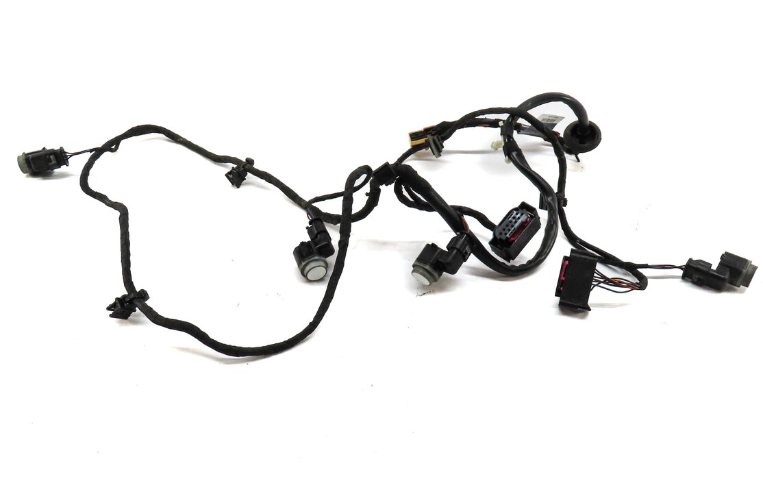 Thumbnail 2: 2014 AUDI A4 (B8 8K) REAR PDC PARK ASSIST SENSOR SET w/ HARNESS (IBIS WHITE)