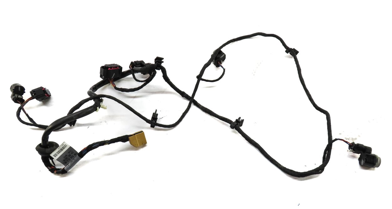 Thumbnail 3: 2014 AUDI A4 (B8 8K) REAR PDC PARK ASSIST SENSOR SET w/ HARNESS (IBIS WHITE)