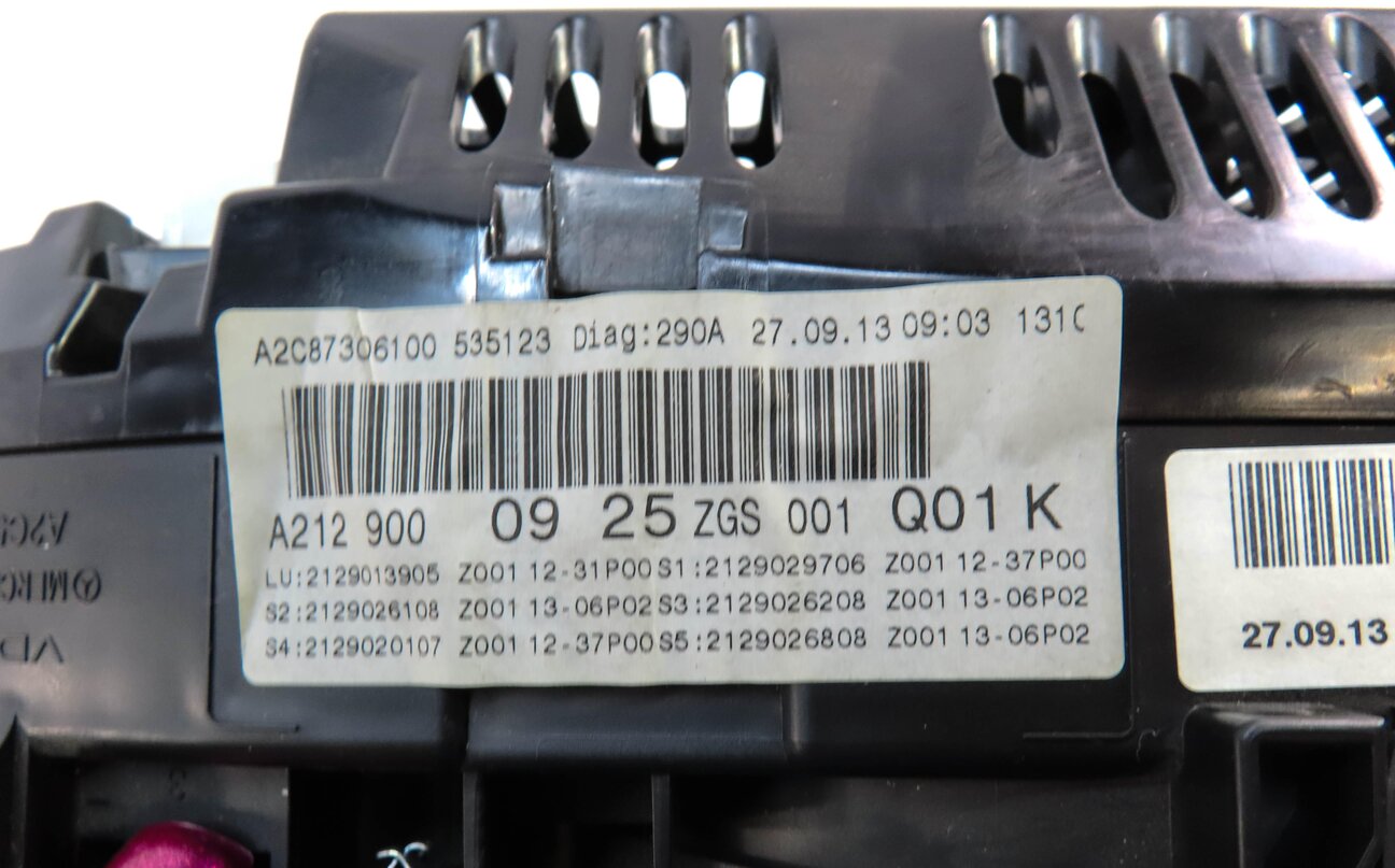Thumbnail 6: 2014 MERCEDES E-CLASS (A207 C207 W207 W212) SPEEDOMETER GAUGE CLUSTER (118k)