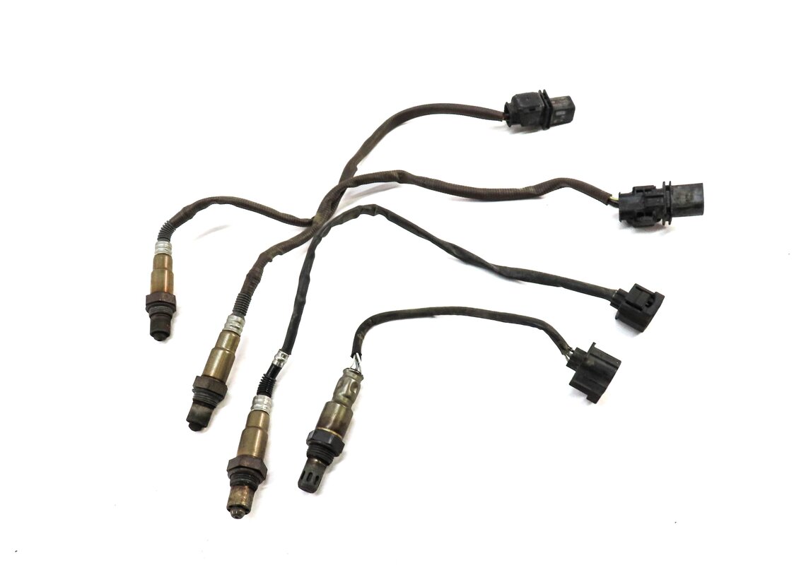 Thumbnail 1: 2014 MERCEDES E350 (W212) 3.5L PRE POST O2 OXYGEN LAMBDA PROBE SENSOR SET-4