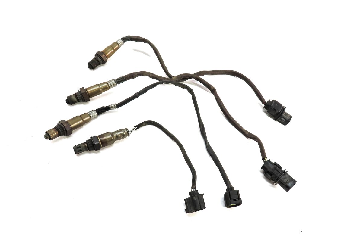 Thumbnail 3: 2014 MERCEDES E350 (W212) 3.5L PRE POST O2 OXYGEN LAMBDA PROBE SENSOR SET-4