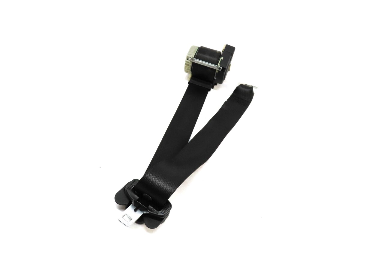2012 RANGE ROVER L322 REAR RIGHT 2ND ROW SEATBELT RETRACTOR BLACK AH42F611B68BB