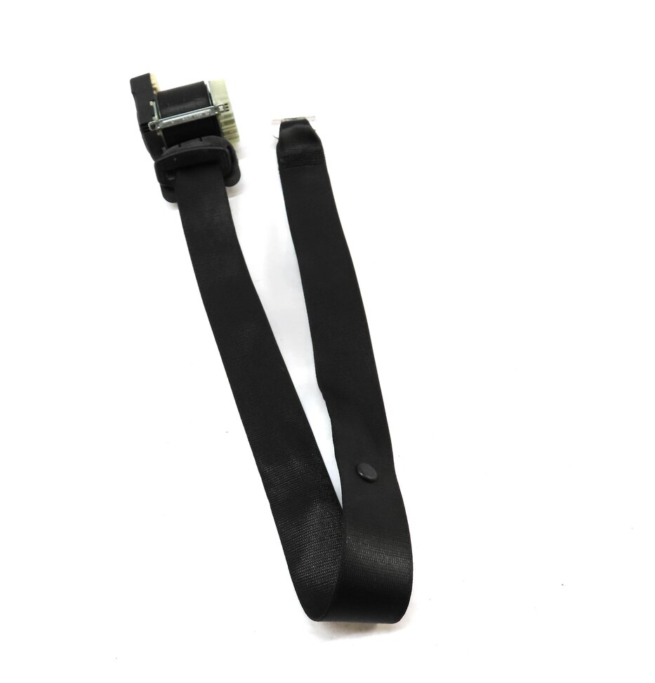 2012 RANGE ROVER L322 REAR LEFT 2ND ROW SEATBELT RETRACTOR (BLACK) AH42F611B69BB