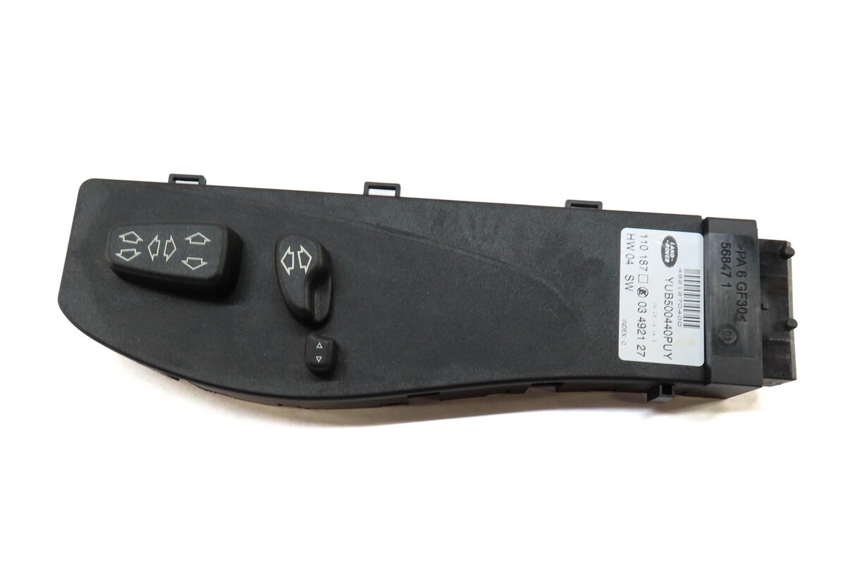 Thumbnail 6: 2012 RANGE ROVER (L322) FRONT RIGHT PASSENGER SEAT ADJUST SWITCH SET 2 (BLACK)