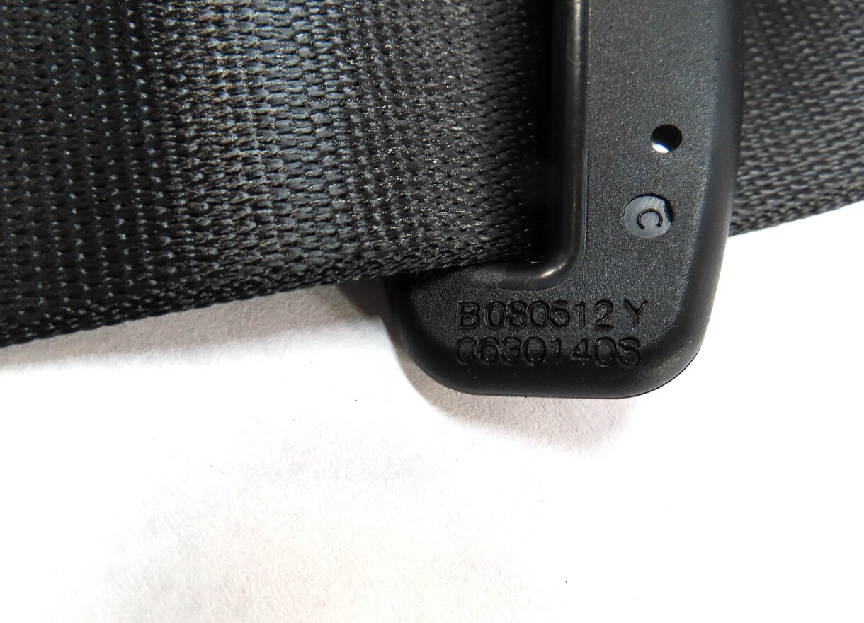Thumbnail 5: 2012 RANGE ROVER L322 REAR CENTER 2ND ROW SEATBELT RETRACTOR (BLACK) 7H4260044DC