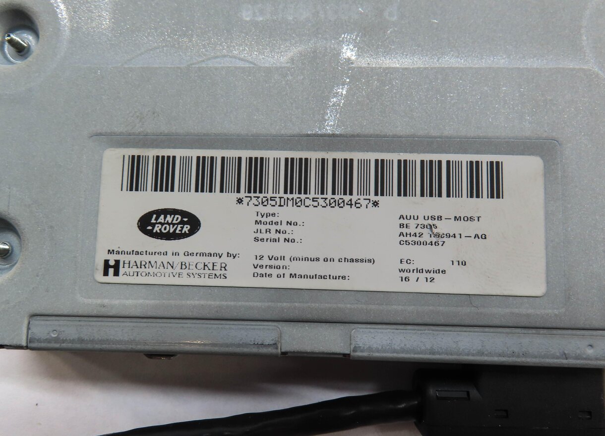 Thumbnail 4: 10-14 LAND ROVER LR4 - RANGE ROVER SPORT (L320 L322) USB i-POD INTERFACE MODULE