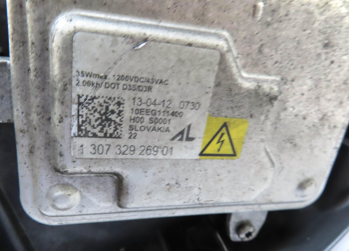 Thumbnail 6: 2012 RANGE ROVER (L322) RIGHT PASSENGER XENON HID AFS ADAPTIVE HEADLIGHT (BLACK)