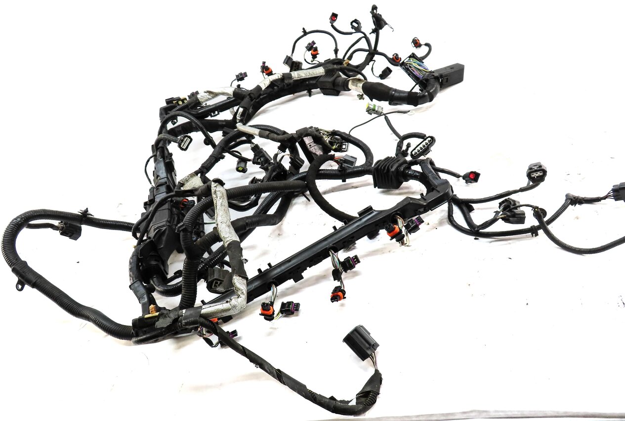 Thumbnail 3: 2012 RANGE ROVER (L322) 5.0L SUPERCHARGED ENGINE WIRING WIRE HARNESS AH427C078AD
