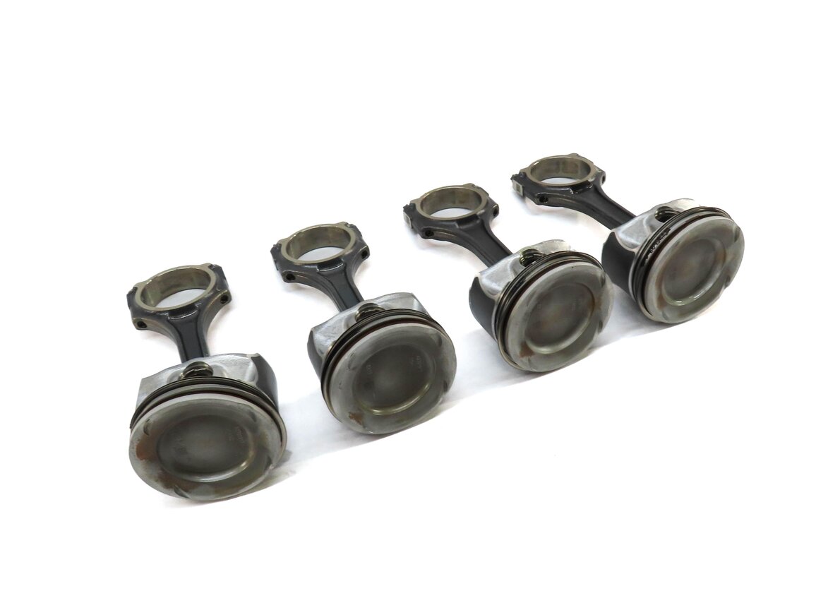 Thumbnail 3: 2014-2020 MERCEDES CLA250 (C117) 2.0L M270 TURBO ENGINE PISTON w/ ROD SET-4