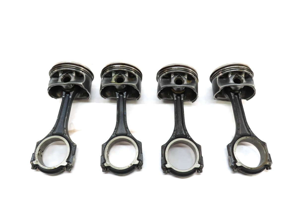 Thumbnail 4: 2014-2020 MERCEDES CLA250 (C117) 2.0L M270 TURBO ENGINE PISTON w/ ROD SET-4